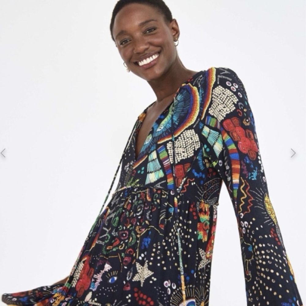 FARM Rio Borogodo Mini Dress Large